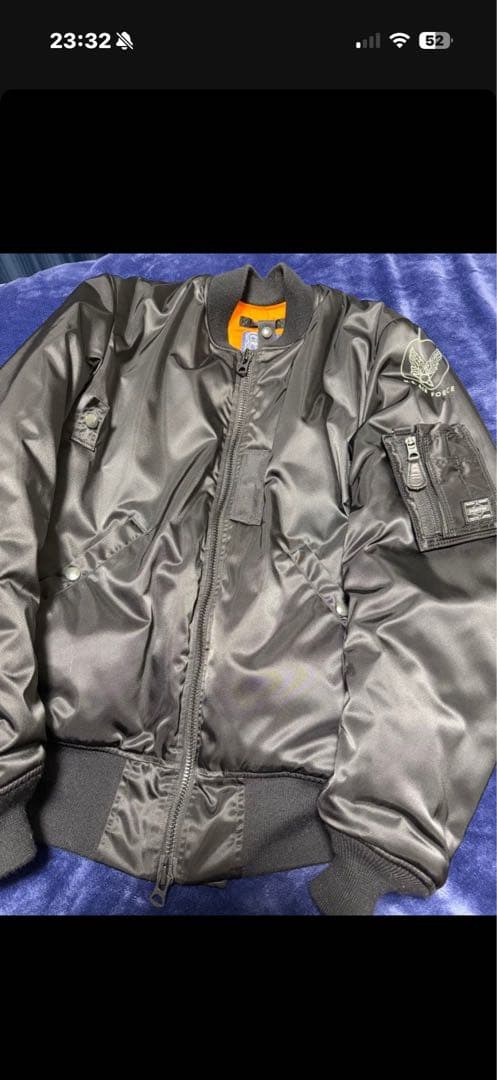 バリクソンズMA-1 フライトジャケット ブラック