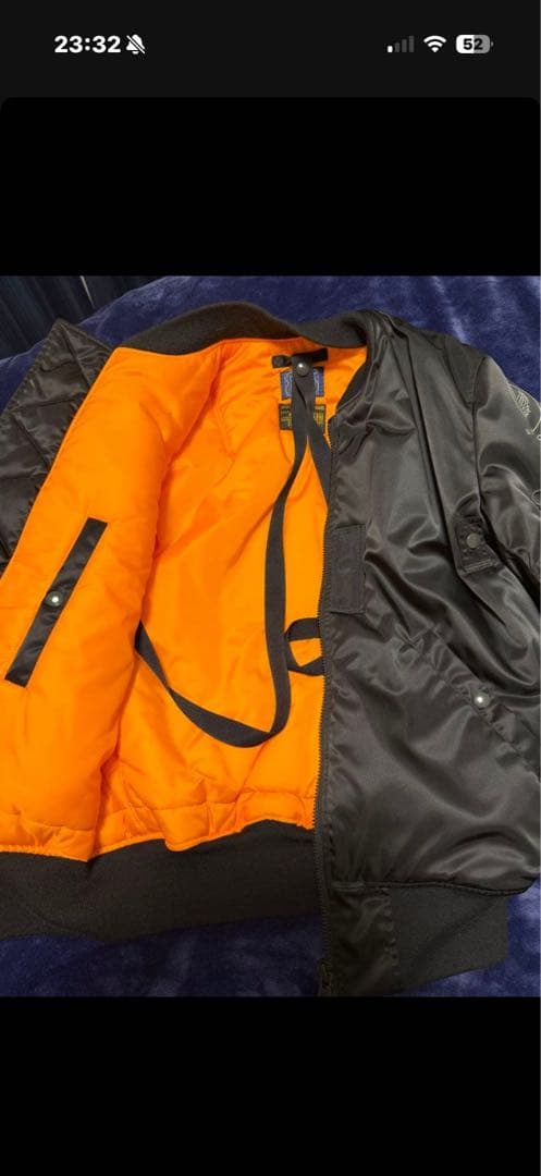 バリクソンズMA-1 フライトジャケット ブラック