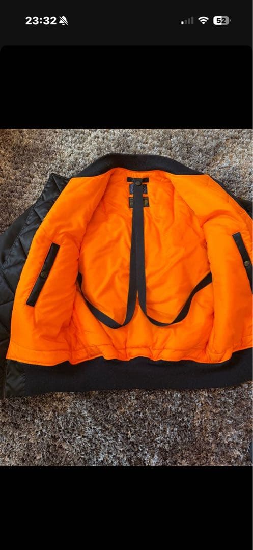 バリクソンズMA-1 フライトジャケット ブラック