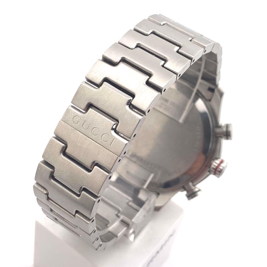 8-30 GUCCI 126.2 クロノグラフ 腕時計 シルバー