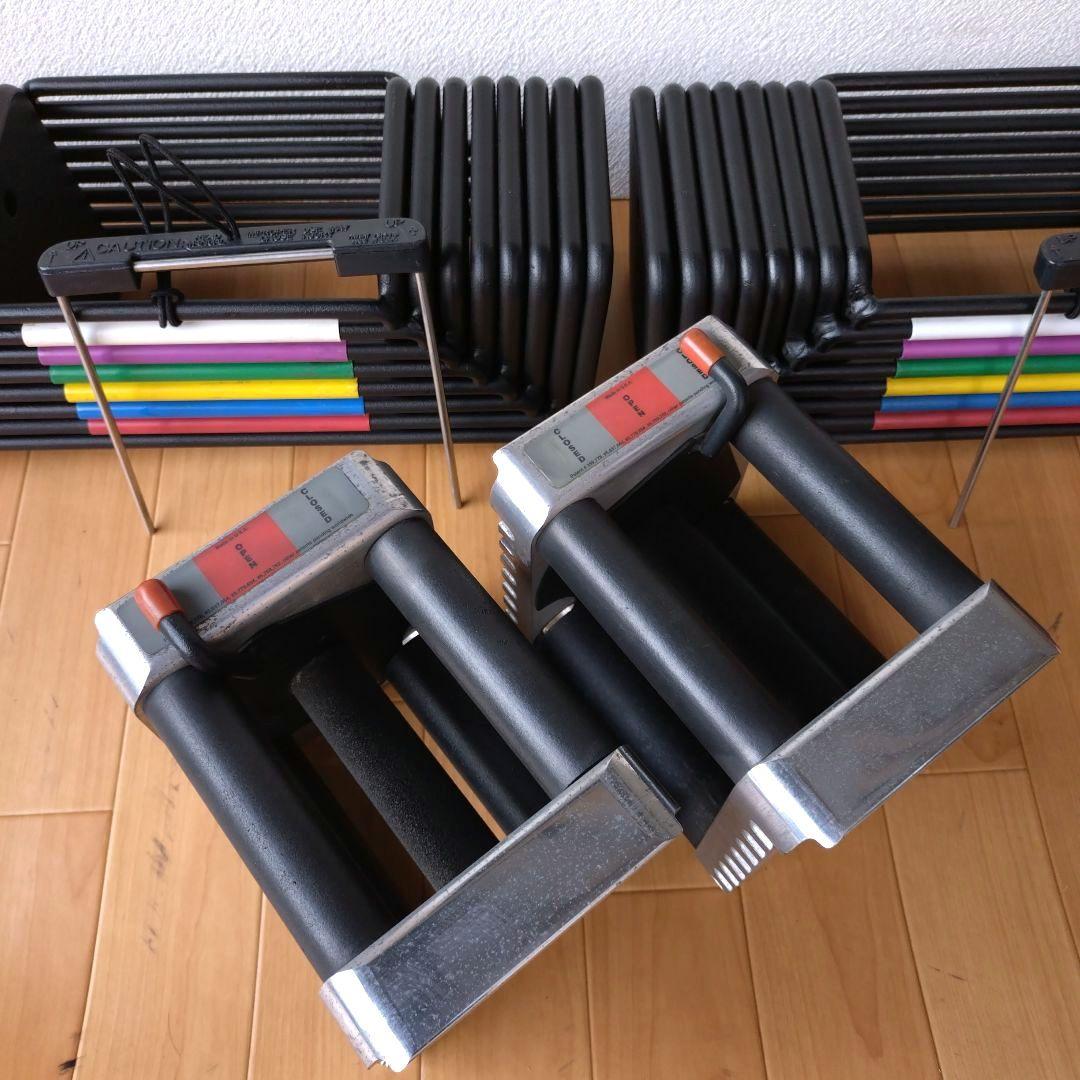 ②幻の初代 POWERBLOCK 43kg アルミ削り出しハンドル 計86kg