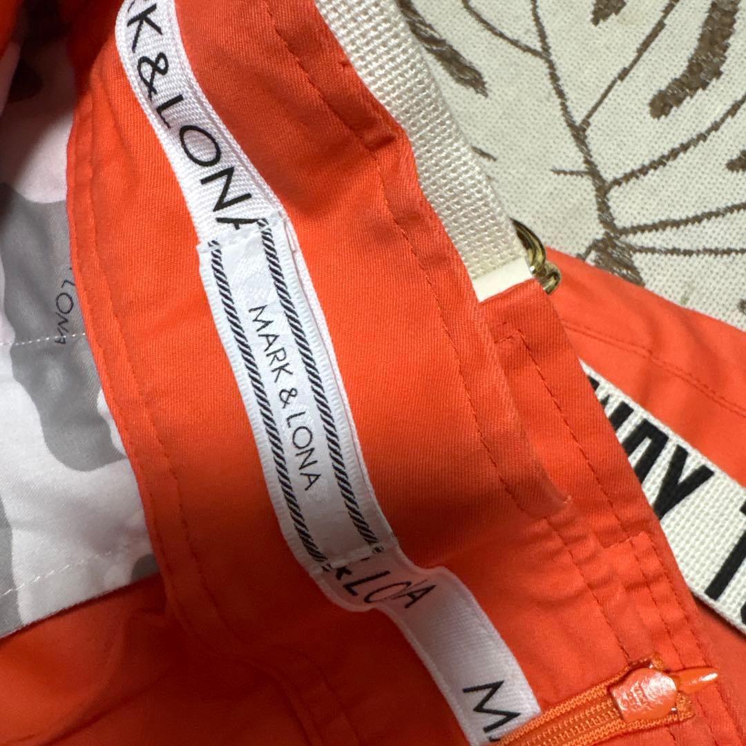 MARK&LONA(マーク&ロナ)ベルト付きストレッチキュロットスカート　新品