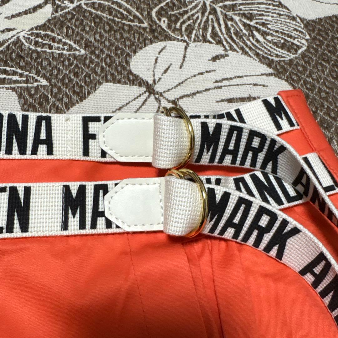 MARK&LONA(マーク&ロナ)ベルト付きストレッチキュロットスカート　新品