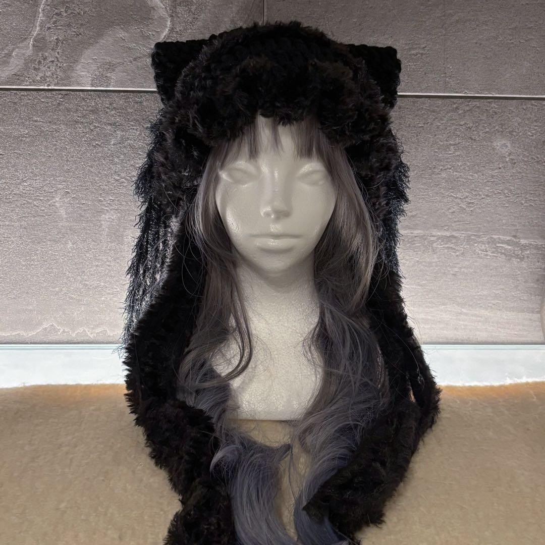 もぐ ※プロフィール読んでください！様オーダー　猫耳ニット帽