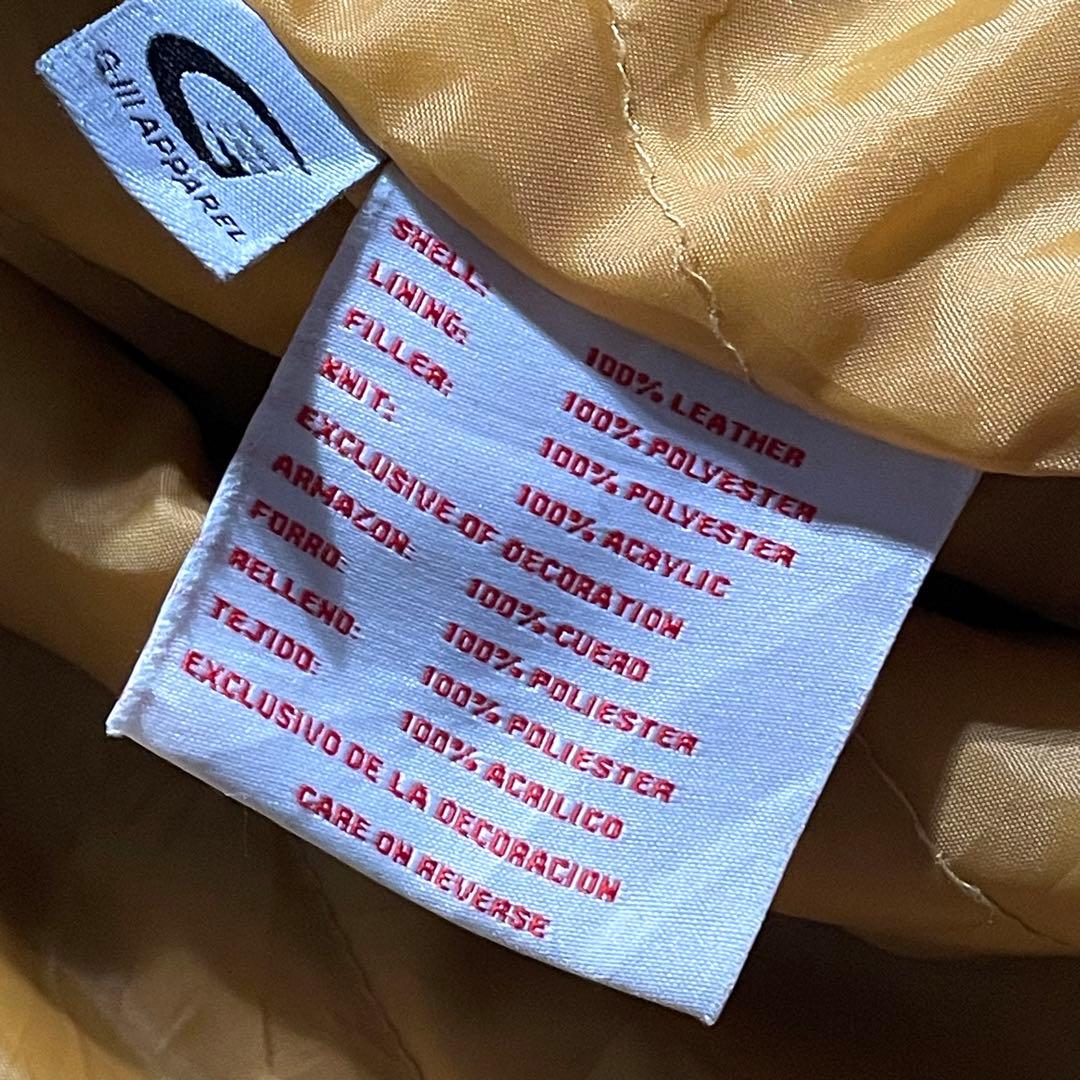 NFL　Steelers　スウェードレザースタジャン　ロゴ刺繍　サイズL