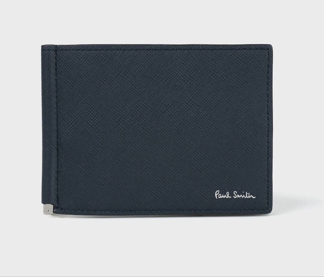 【新品未使用品】Paul Smith 二つ折り財布 （ネイビー ）