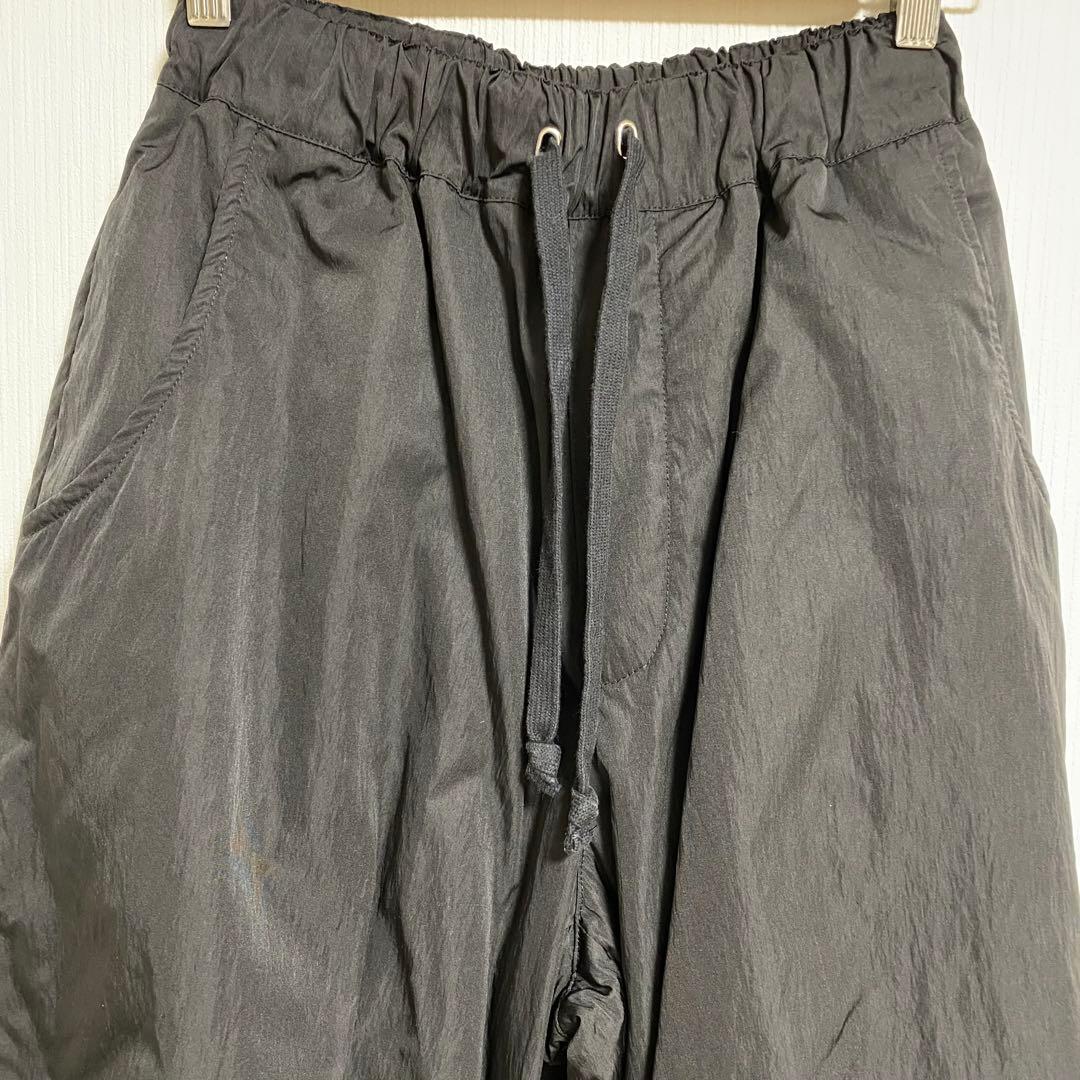 【都】黒 ボトムス Warm Drawstring Pants