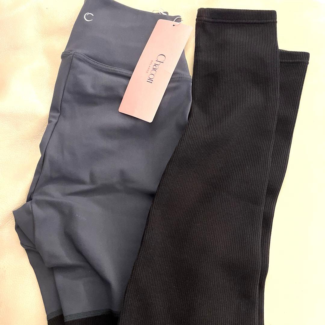 【新品タグ付き】Chacott チャコット　リブコンビレギンス　定価13750円