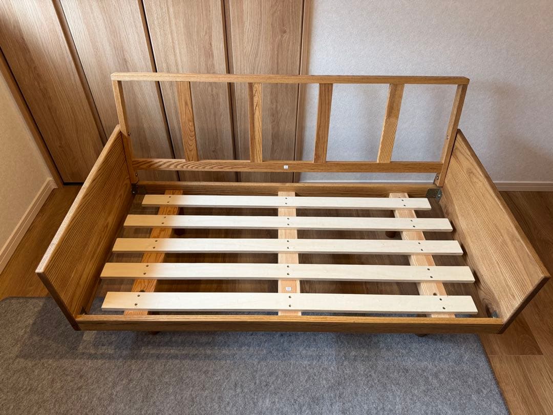 【専用】ソファ　2人掛け　モルト　molt 石崎家具　ナチュラル　タモ材