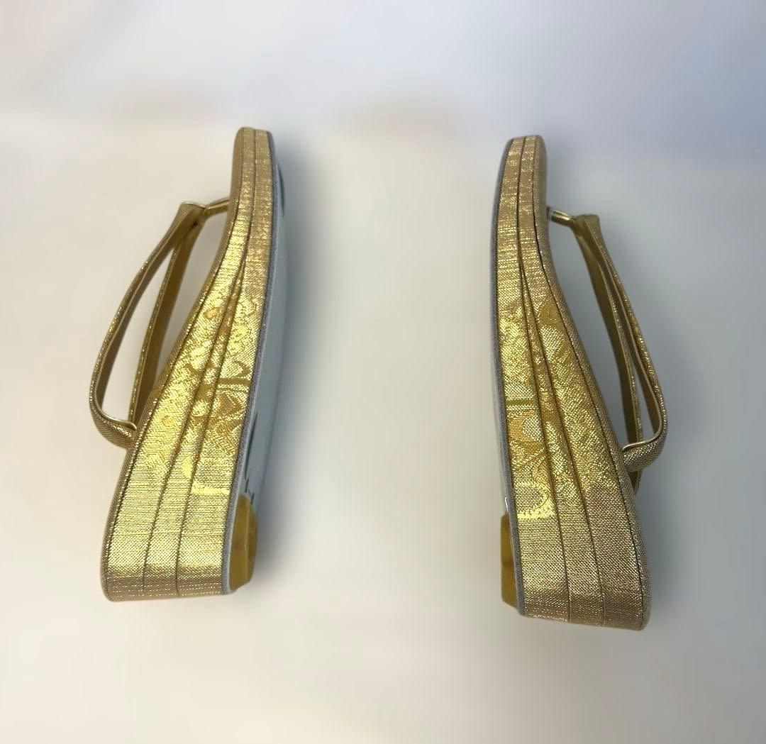 本金佐賀錦　和バッグ　草履セット売り　オリジナル　未使用品