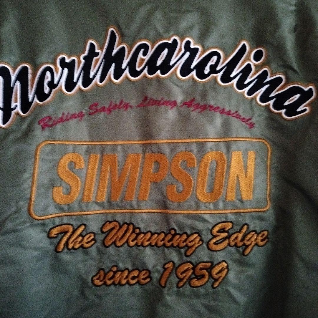 SIMPSON オリーブグリーン ボンバージャケット