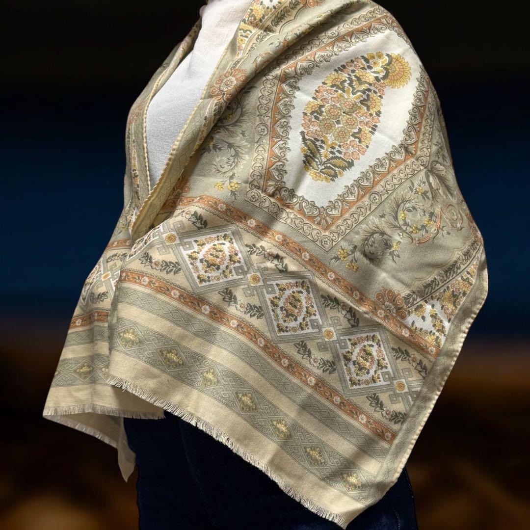 超美品✨ETRO エトロ　フラワー　ストール　スカーフ　ショール