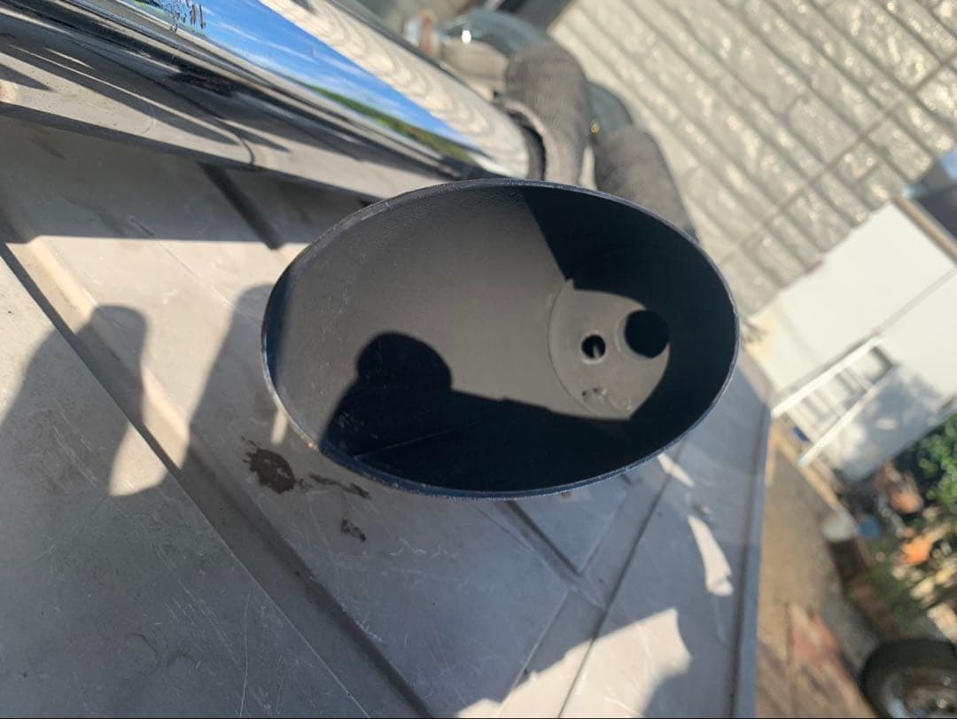 ステンレススチール ポリッシュクローム マフラー バルカン400用マフラー