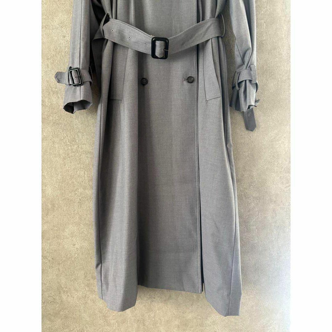 Loungedress　ラウンジドレス トレンチコート　ロング丈　グレー　F