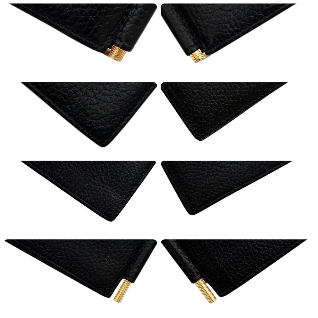 美品 トムフォード マネークリップ カードケース コンパクト 財布 ブラック