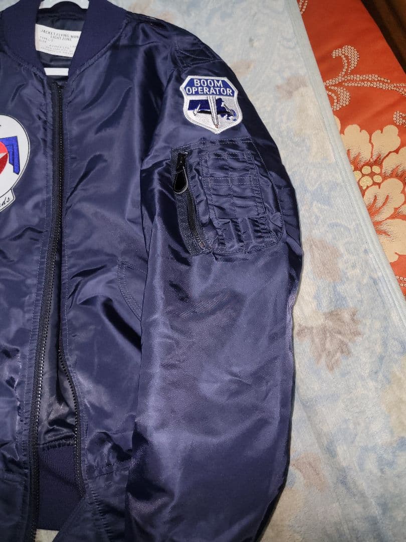 AVIREX フライトジャケット L-2A オリジナルカスタム ネイビー