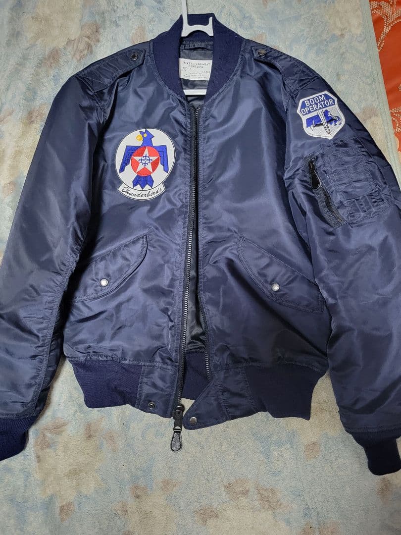 AVIREX フライトジャケット L-2A オリジナルカスタム ネイビー