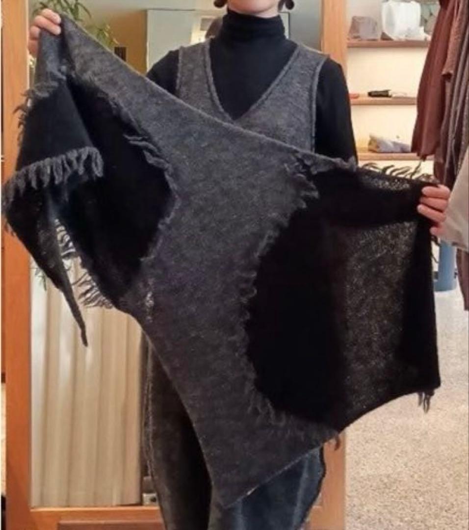 未使用　Jurgen Lehl フリンジマフラー