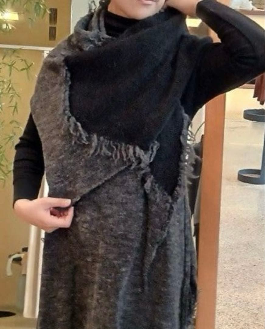 未使用　Jurgen Lehl フリンジマフラー