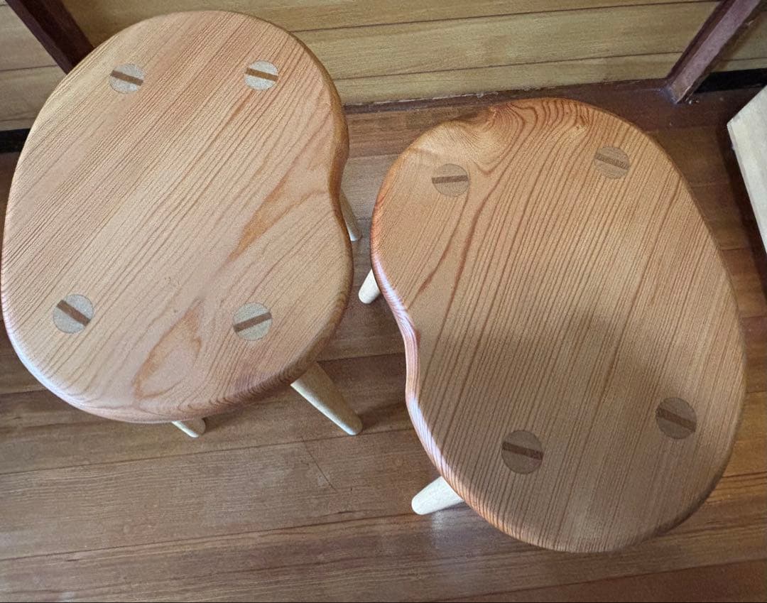 手作りスツール　2脚