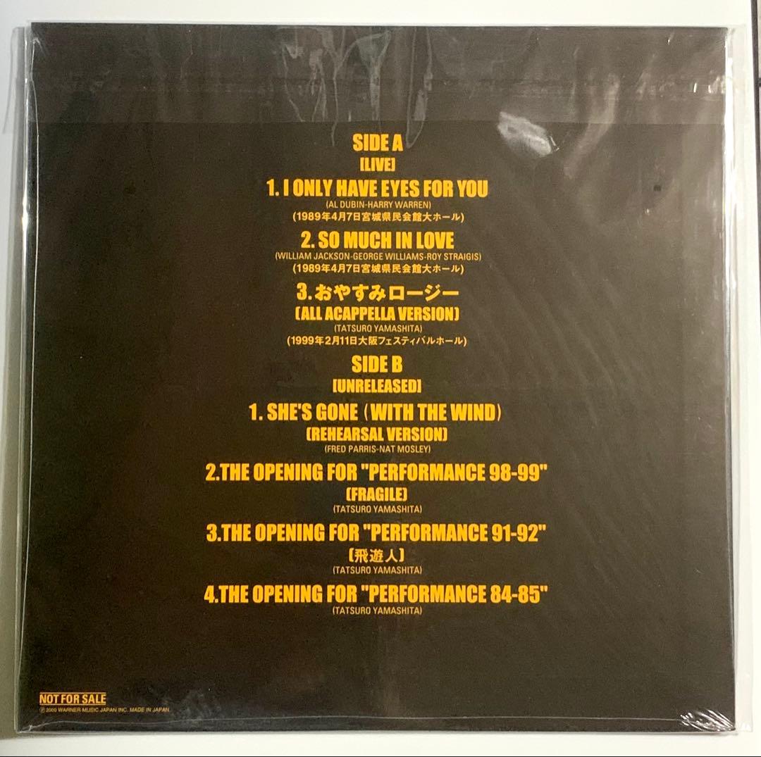 未開封LP『ON THE STREET CORNER 0』山下達郎 非売品