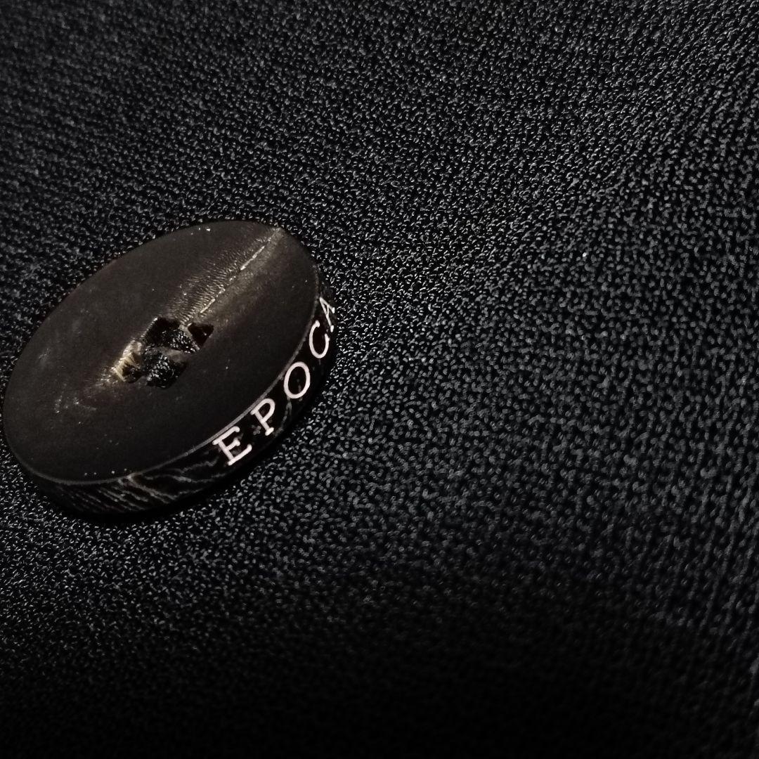 EPOCA エポカ テーラードジャケット ダブルブレスト ストレッチ✨️L 黒