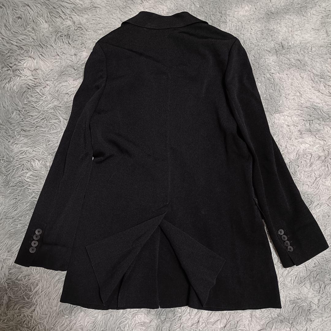 EPOCA エポカ テーラードジャケット ダブルブレスト ストレッチ✨️L 黒