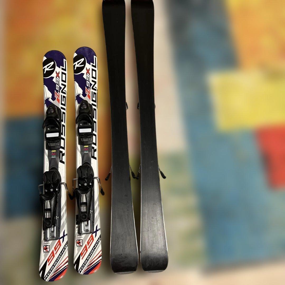 ショートスキー板、ロシニョール、ヘッド、セット。