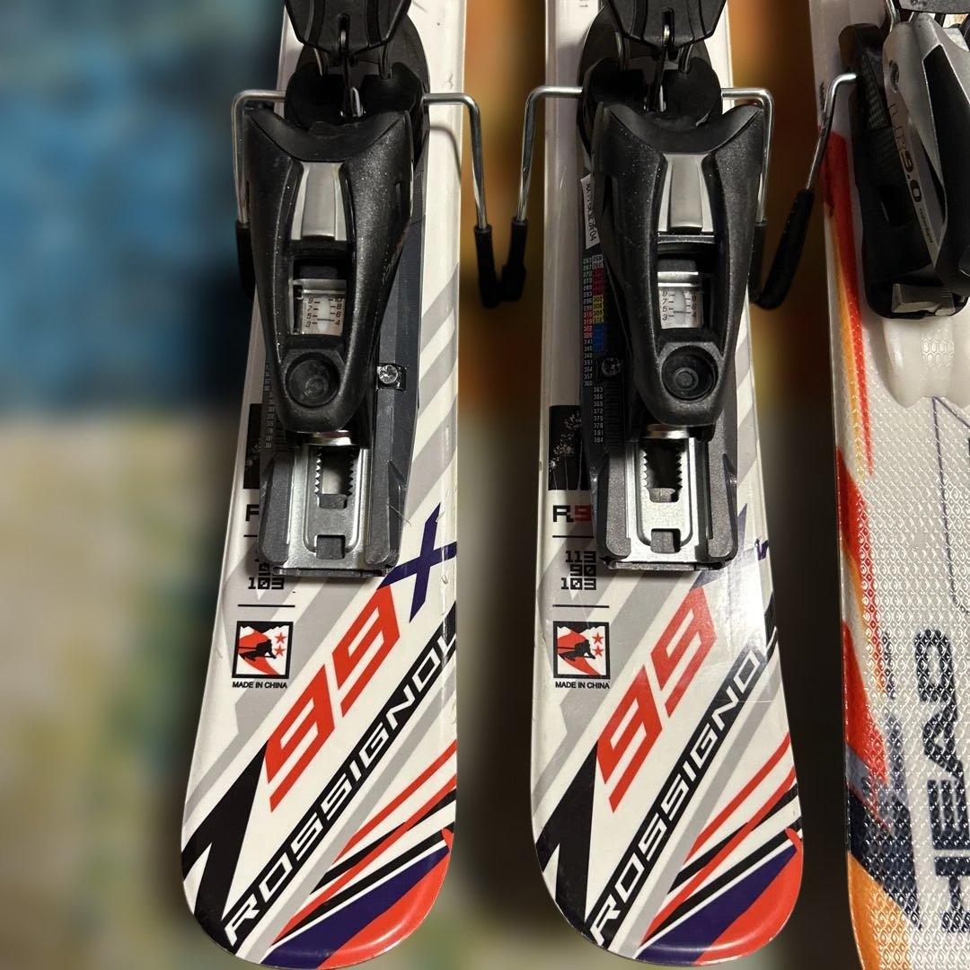 ショートスキー板、ロシニョール、ヘッド、セット。