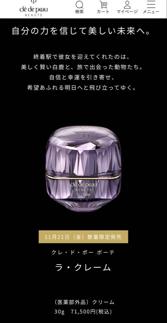 値下げ❗️ 2025 【新品　未使用】クレドポー ボーテ　ラクレームキット専用袋付