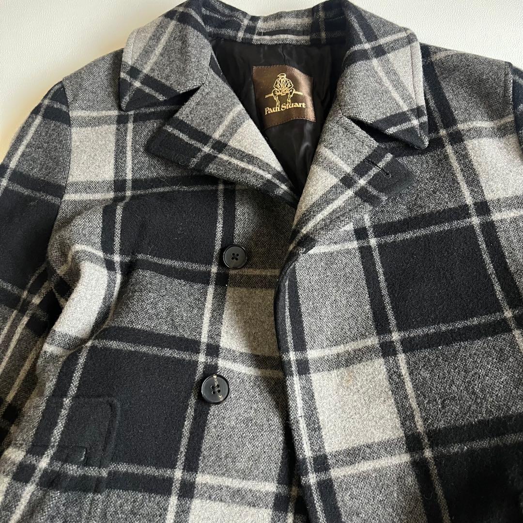23AW　ポールスチュアート　ブロックチェックコート　80周年記念　定価17万
