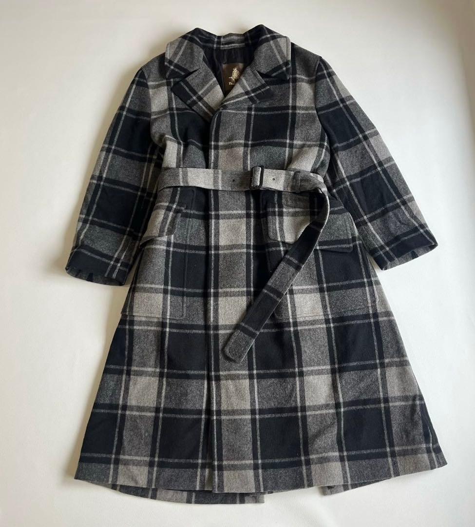 23AW　ポールスチュアート　ブロックチェックコート　80周年記念　定価17万