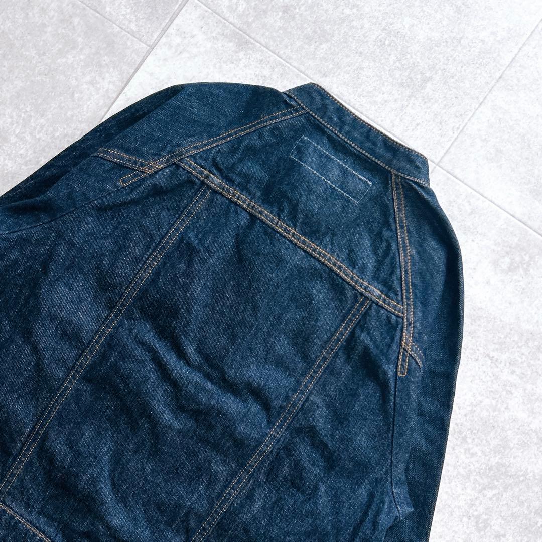 極美品✨si-si-si comfort スタンドカラー デニムジャケット 38