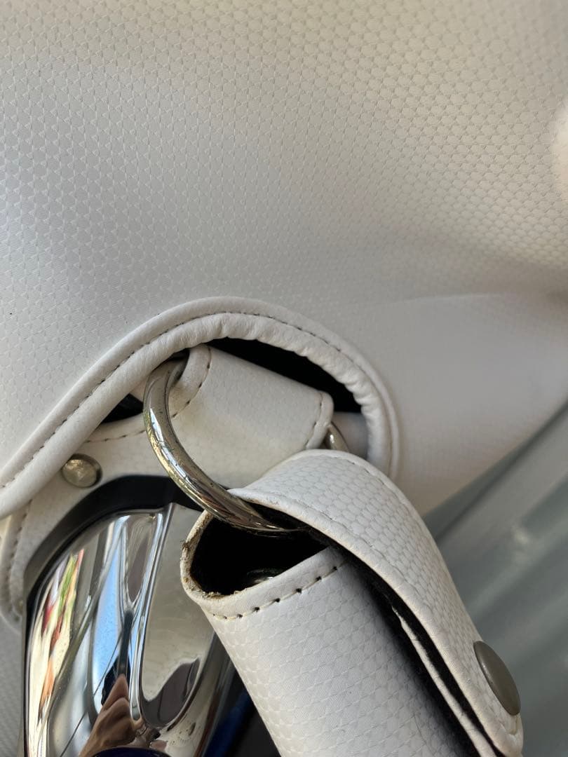 XXIO ゴルフバッグ・キャディバッグ ホワイト/ブルー　クラブセット