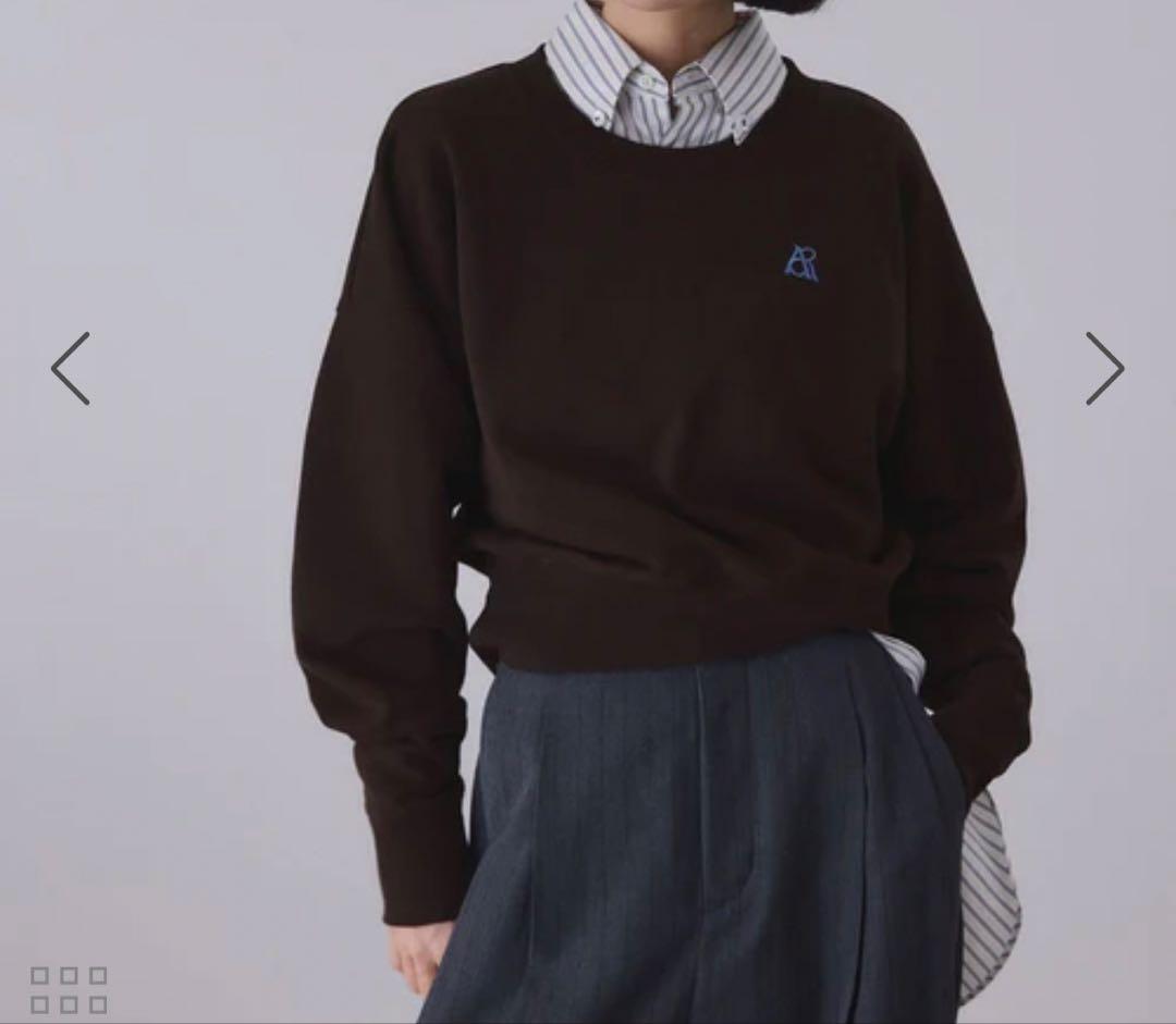 アダムエロペ　ブラウンスウェット