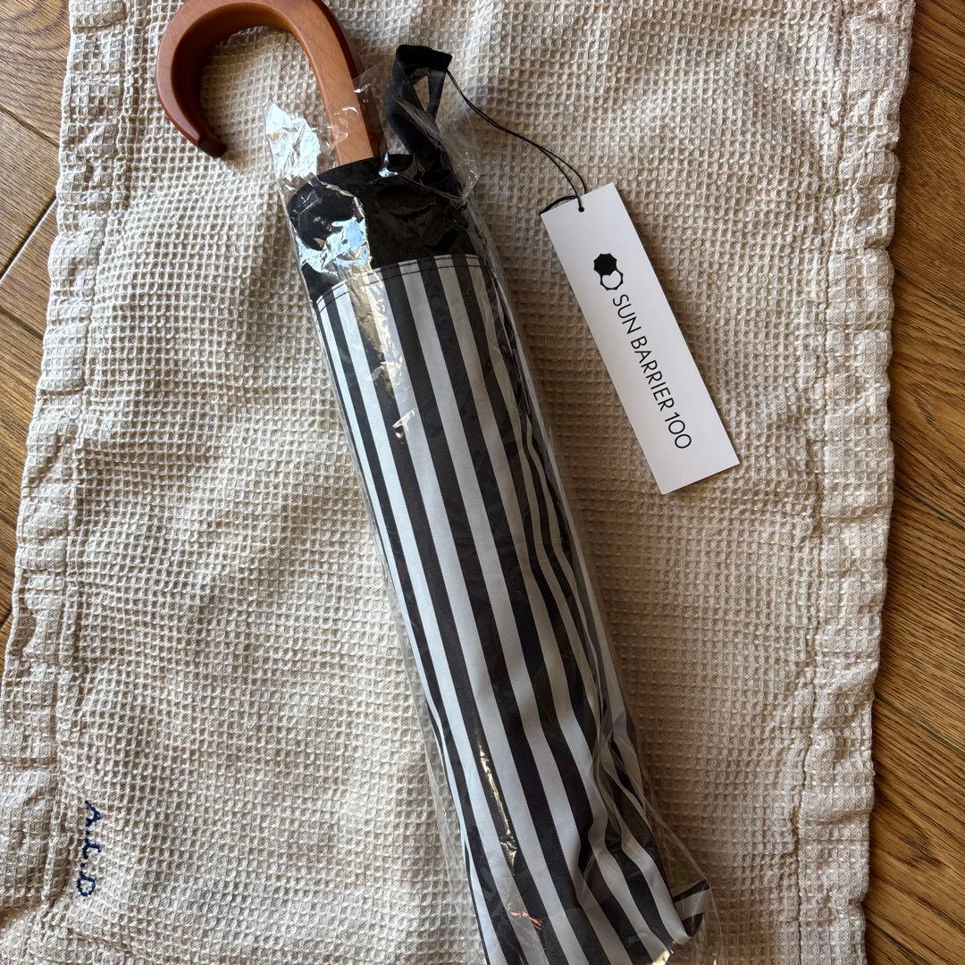 SUNBARRIER ストライプ折りたたみ傘 50cm