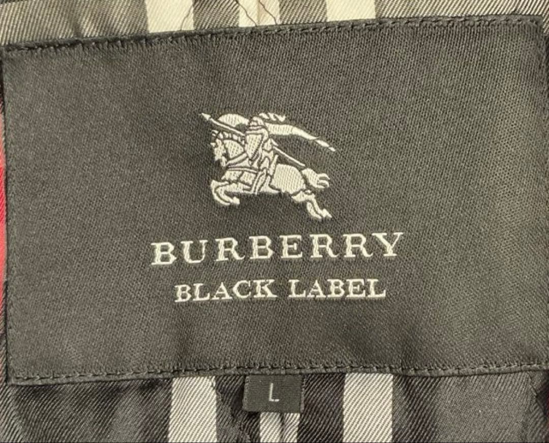 Burberry Black Label ダッフル L カシミヤ混 ノバチェック