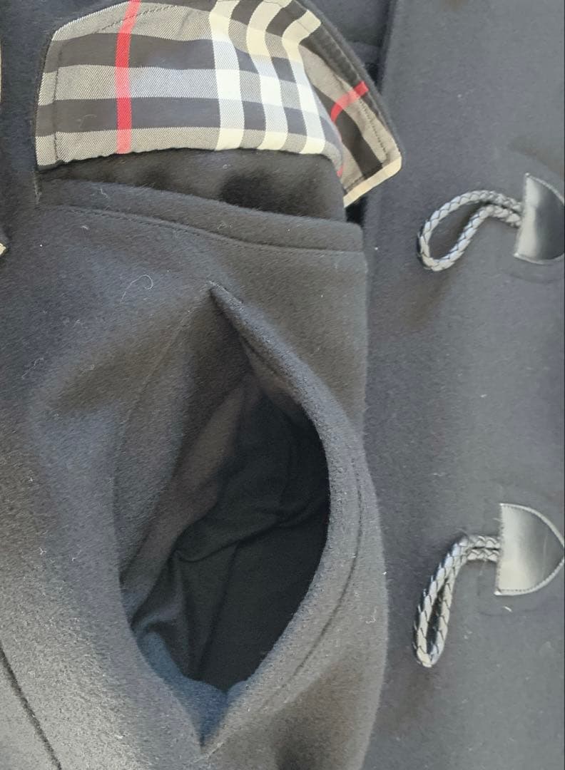 Burberry Black Label ダッフル L カシミヤ混 ノバチェック