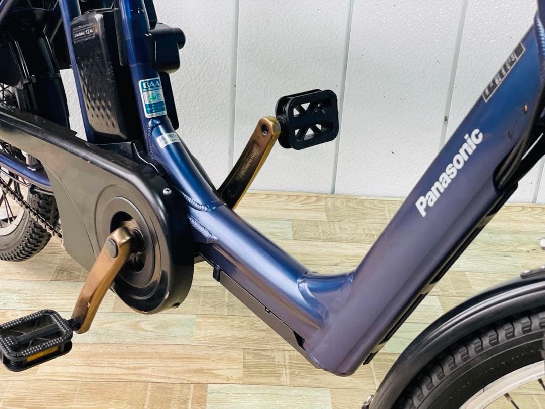 2474パナソニック12アンペア 20インチ子供乗せ電動アシスト自転車