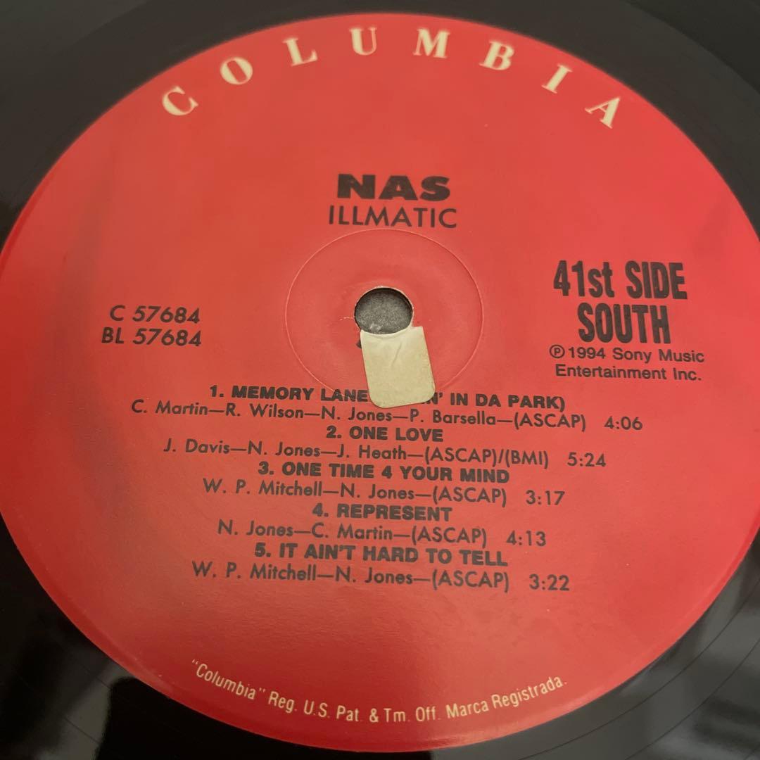 激レアオリジナル盤★刻印入り★NAS illmatic レコード