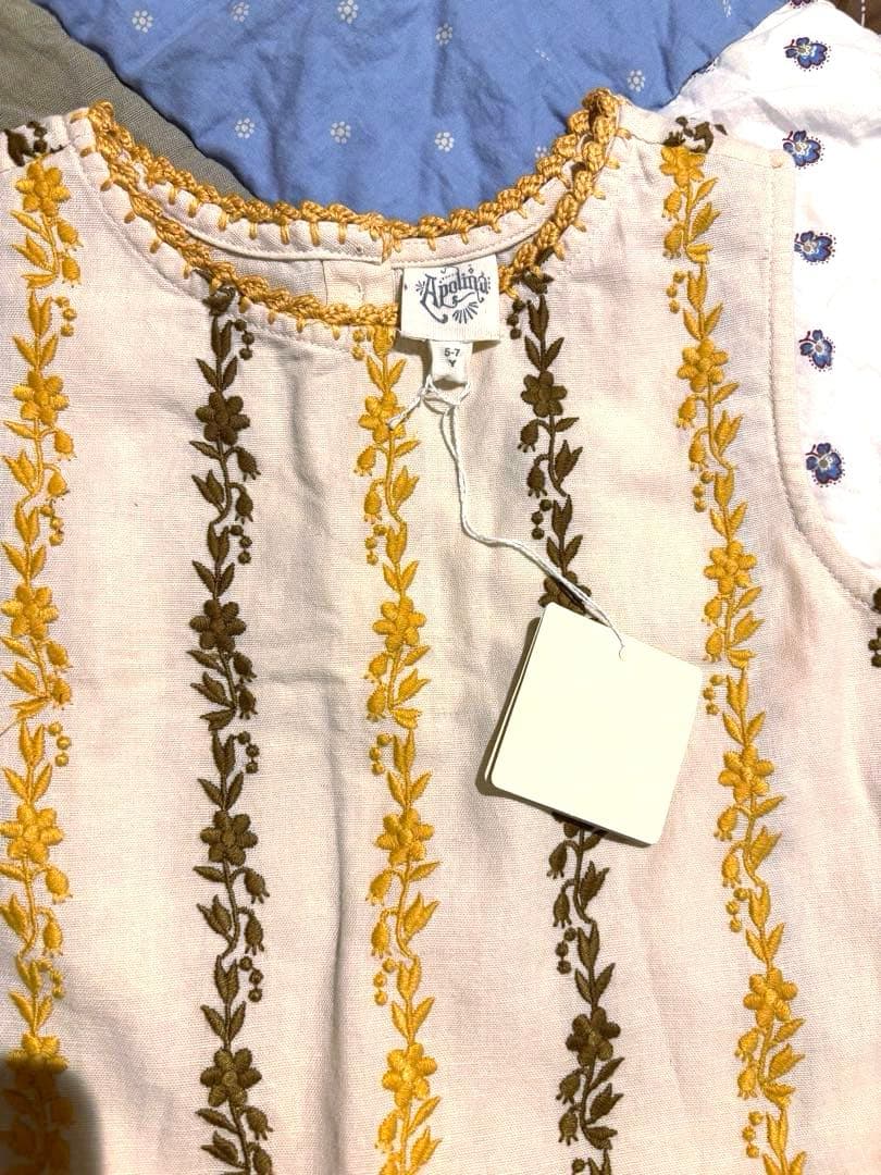 新品未使用Apolina 5-7yノースリーブトップとスカートセット