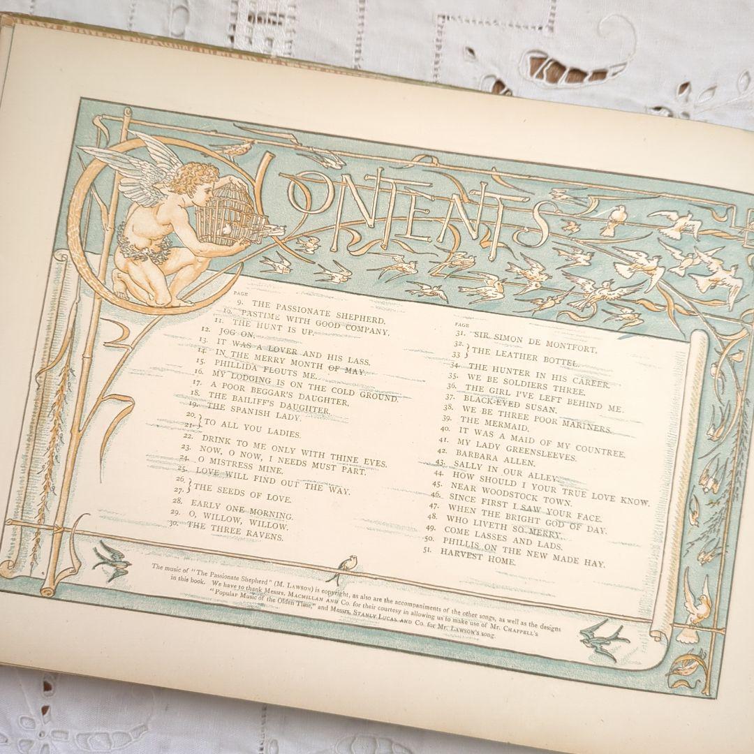 超稀少1890アンティーク絵本 洋書 児童書 ヴィクトリアン ウォルタークレイン