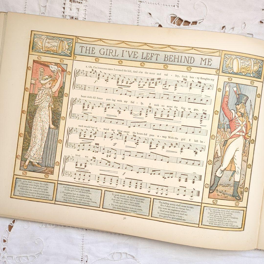 超稀少1890アンティーク絵本 洋書 児童書 ヴィクトリアン ウォルタークレイン