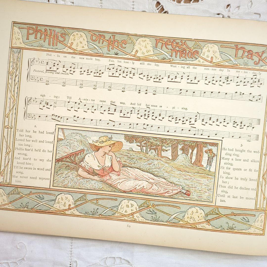 超稀少1890アンティーク絵本 洋書 児童書 ヴィクトリアン ウォルタークレイン