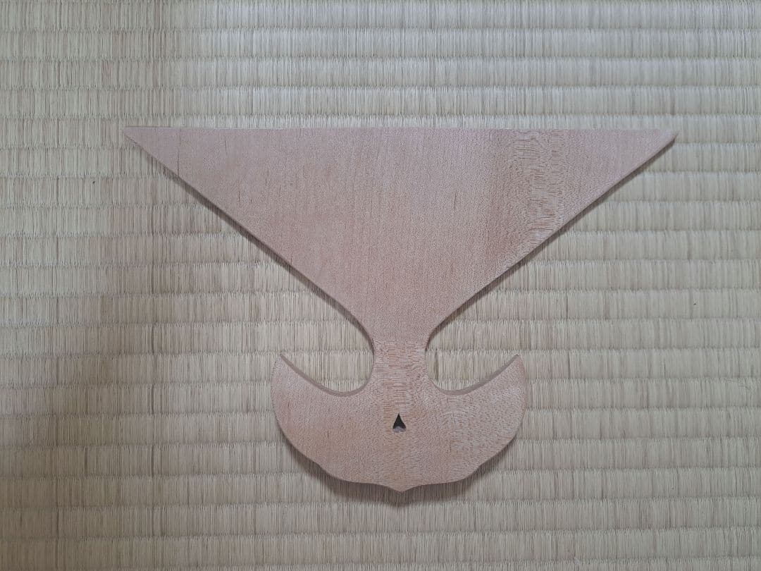 薩摩琵琶　撥　楓