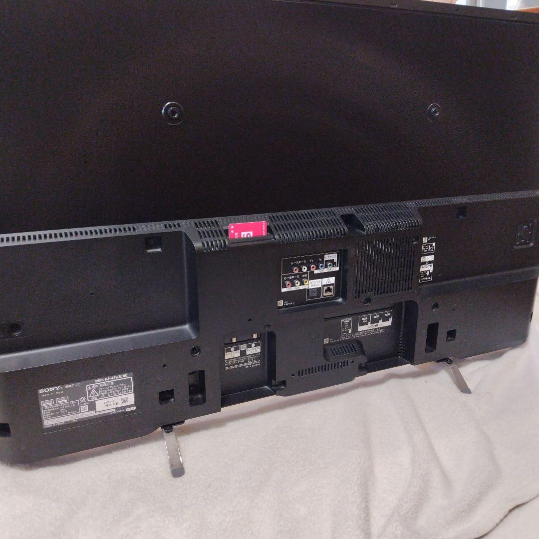 SONY BRAVIA 43型 液晶テレビ KJ-43W870C