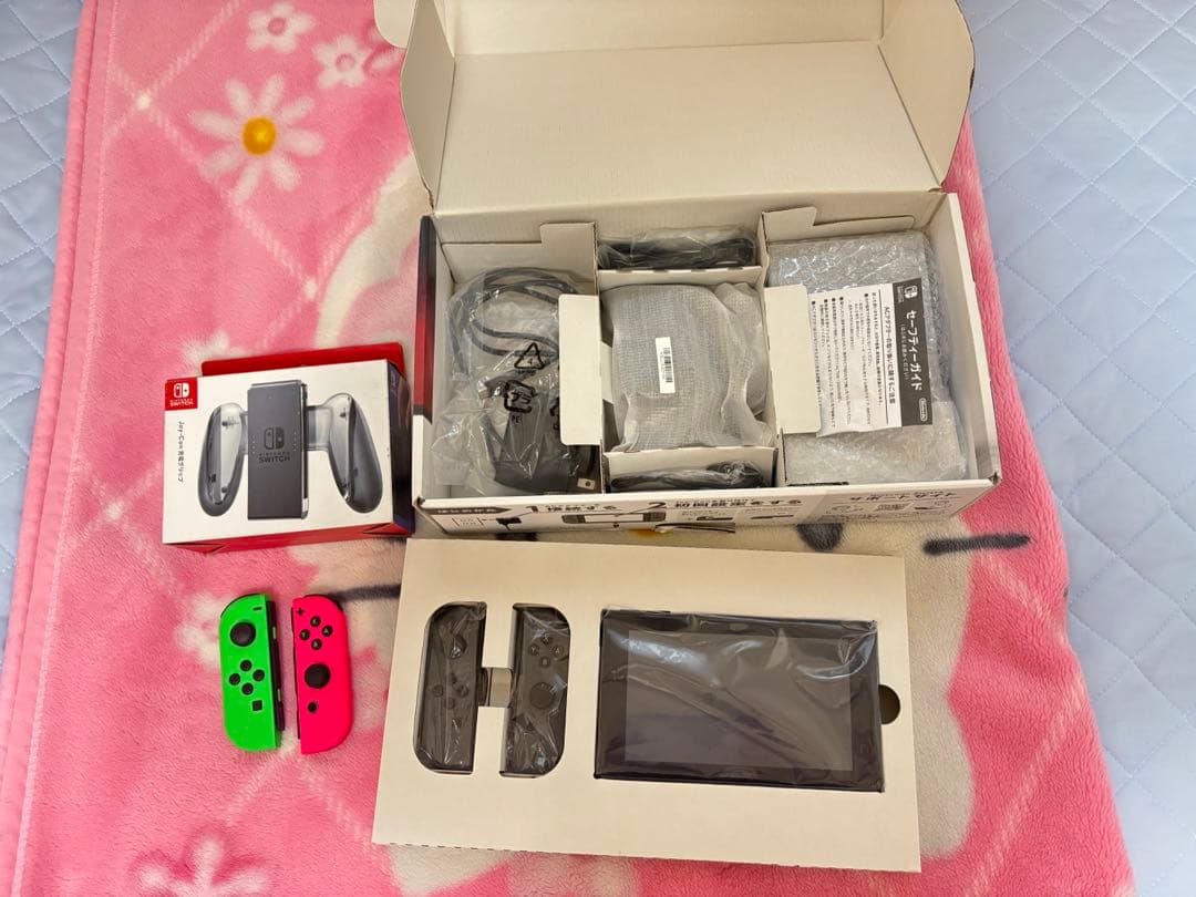 Nintendo Switch本体画面シート付き&ソフトセット