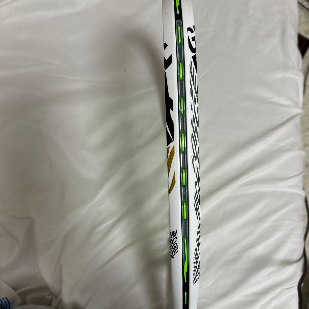 YONEX 軟式テニスラケット ホワイト/グリーン