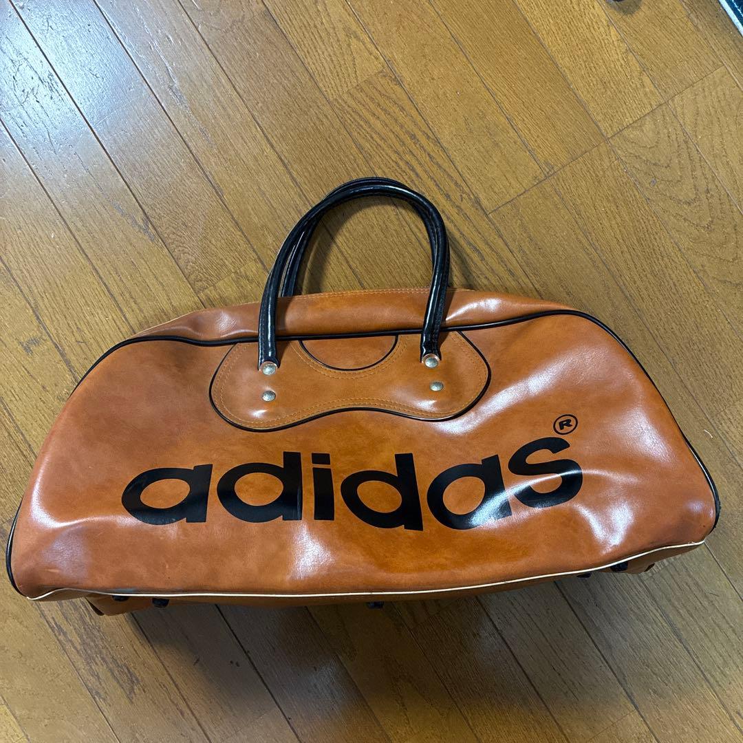 『そまじろう』ヴィンテージadidas ボストンバッグ ブラウン