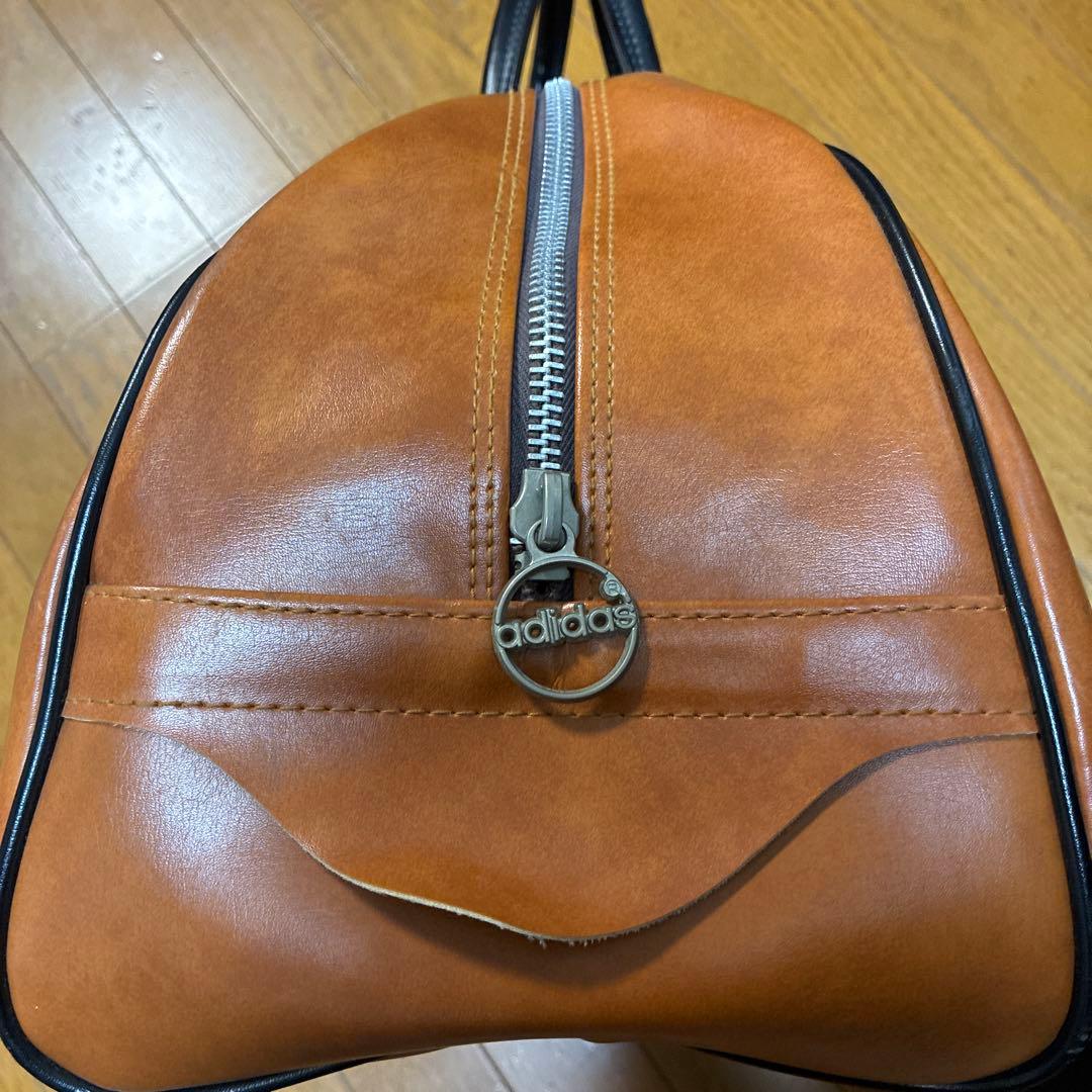 『そまじろう』ヴィンテージadidas ボストンバッグ ブラウン